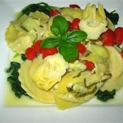 Image of Artichokes In A Garlic And Olive Oil Sauce, AllRecipes