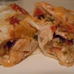 Image of Picante Chicken Rice Burritos, AllRecipes