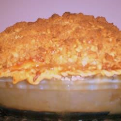 Image of Caramel Cream Apple Crunch Pie, AllRecipes