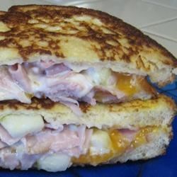 Image of Apple Ham Grilled Cheese, AllRecipes