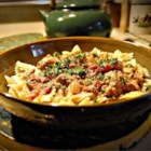 Bow Ties with Sausage, Tomatoes and Cream Recipe
