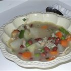 Turkey Frame Vegetable Soup Recipe