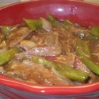 Calories in thai pepper steak