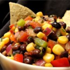 Heather's Cilantro, Black Bean, and Corn Salsa Recipe