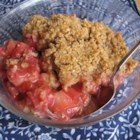 Rhubarb Strawberry Crunch Recipe