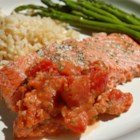 Salmon with Tomatoes Recipe
