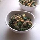 Cheesy Quinoa Pilaf with Spinach Recipe