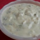 Ranch Dressing I - This delicious dressing made with buttermilk, sour cream, and mayonnaise takes on personality when other ingredients are added - garlic, oregano, dill, chives, parsley, Worcestershire, hot sauce, and parmesan cheese.