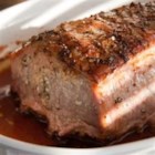Roasted Pork Loin - Succulent pork roast with fragrant garlic, rosemary and wine.