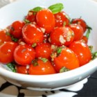 Sauteed Cherry Tomatoes with Garlic and Basil Recipe