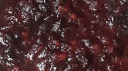 self proclaimed foodie cranberry sauce