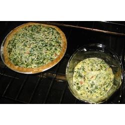 Eggless Tofu Spinach Quiche