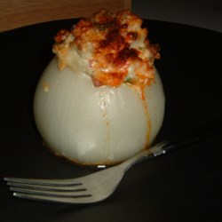 Peter's Baked Stuffed Onions