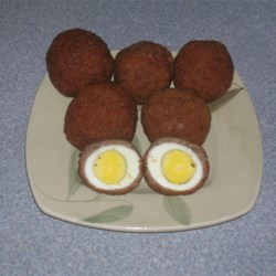 Scotch Eggs Recipe - A delicious and easy Christmas Eve recipe for your family.