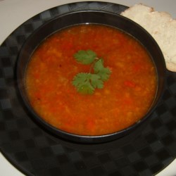 Rainbow Roasted Pepper Soup