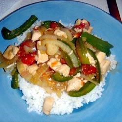 Chicken Pepper Steak