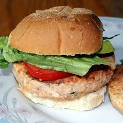 Salmon Rosemary Burgers