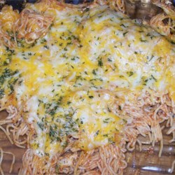 Baked Spaghetti with Chicken