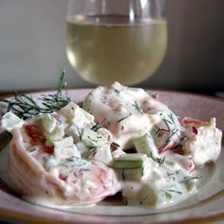 Dill and Shrimp Salad