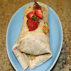 Spicy Turkey Wraps with Strawberry Salsa