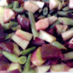 Beet, Bean and Apple Salad