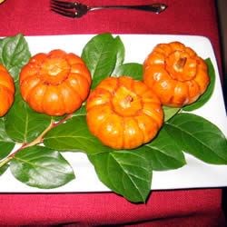 Baked Miniature Pumpkins