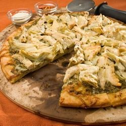 Pesto Chicken Pizza Feta