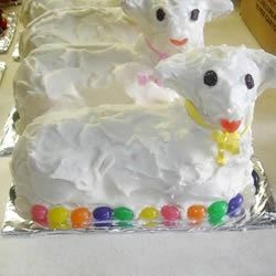 Easter Lamb Cake