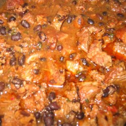 Pork and Black Bean Stew