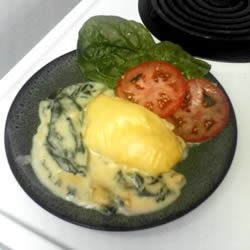 Halibut Florentine