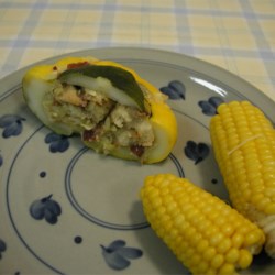 Stuffed Pattypan Squash