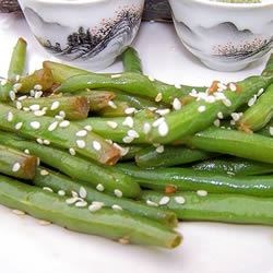 Quick Sesame Green Beans