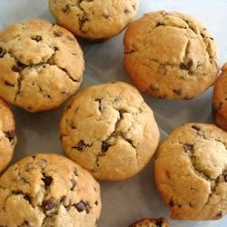 Mocha Chocolate Chip Banana Muffins