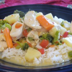 Thai Pineapple Chicken Curry