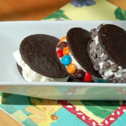 Chocolate Wafer Ice Cream Sandwiches