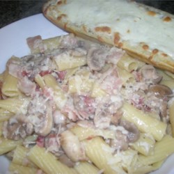 Holy Smoked Bacon and Mushroom Penne