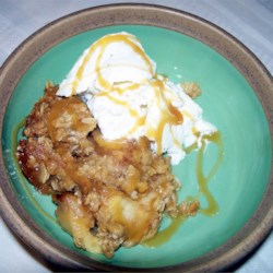 Best Ever Caramel Apple Crisp