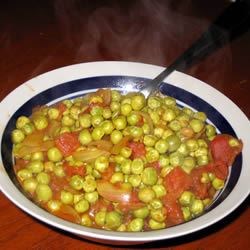 Curried Peas