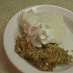 Easy Apple Crisp with Honey