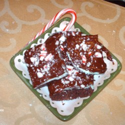 Chocolate Mint Cake Squares Recipe