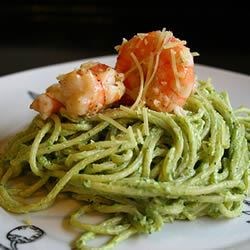 Creamy Pesto Shrimp Recipe