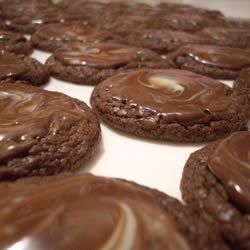 chocolate mint candies cookies; chocolate mint cookies 1