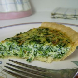 Spinach Quiche with Kid Appeal