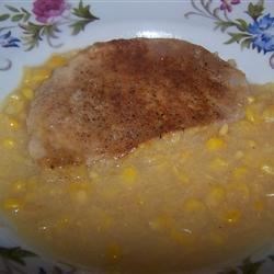 Cream Corn Pork Chops