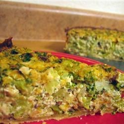 Tofu Quiche with Broccoli