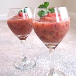 Mint and Fruit Smoothie