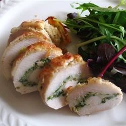 Pesto Cheesy Chicken Rolls