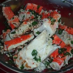 Marinated Crab Legs