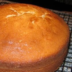 Yellow Cake Made from Scratch