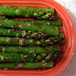 Broiled Asparagus with Lemon Tarragon Dressing